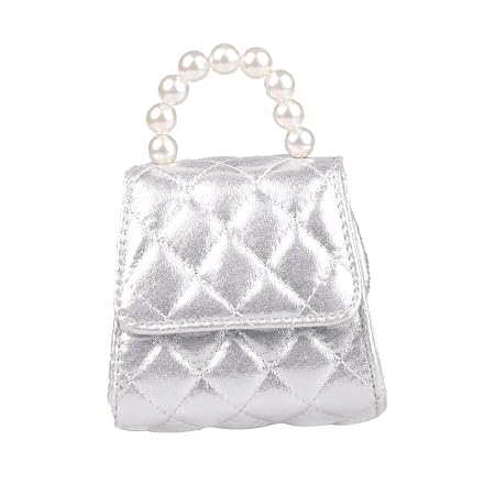 silver mini handbag