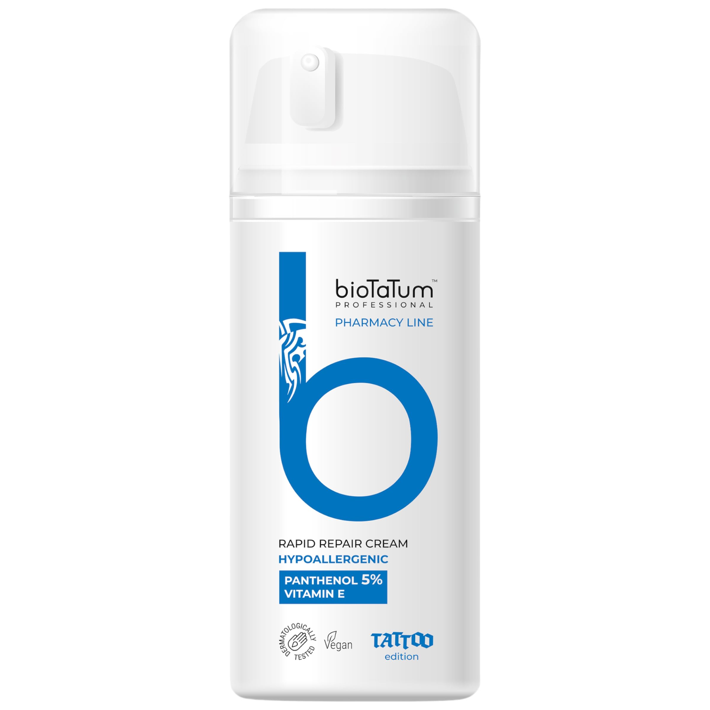 BioTaTUM RAPID REPAIR Crema de cuidado Tatoo – EU – Crema para tatuajes Aftercare – INKgrafiX® Alemania – Profesional Studio – IG65131 – Vegano