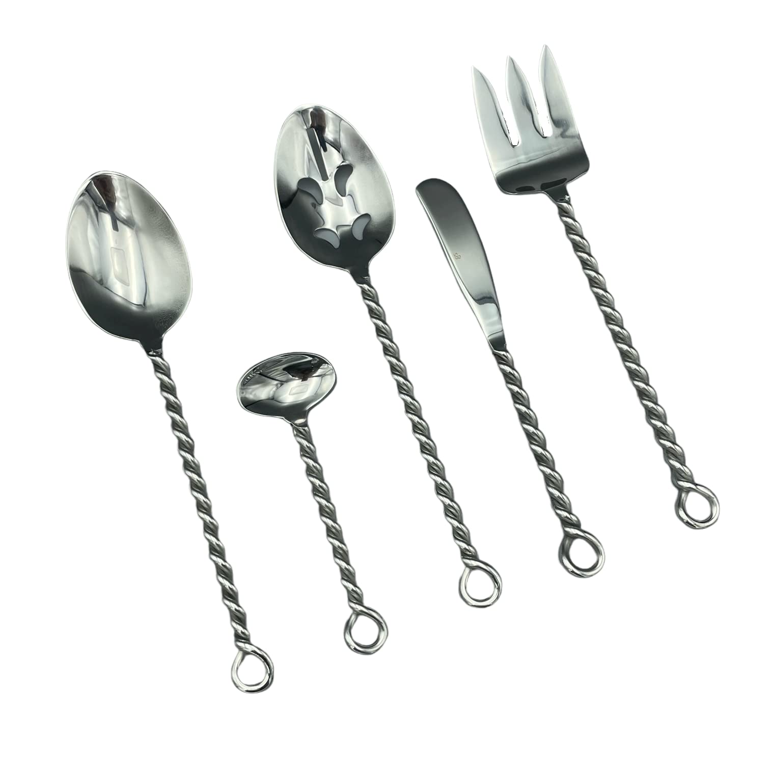 Amazon.com | Gourmet Settings (GS) Silver Braid 18/10 Stainless