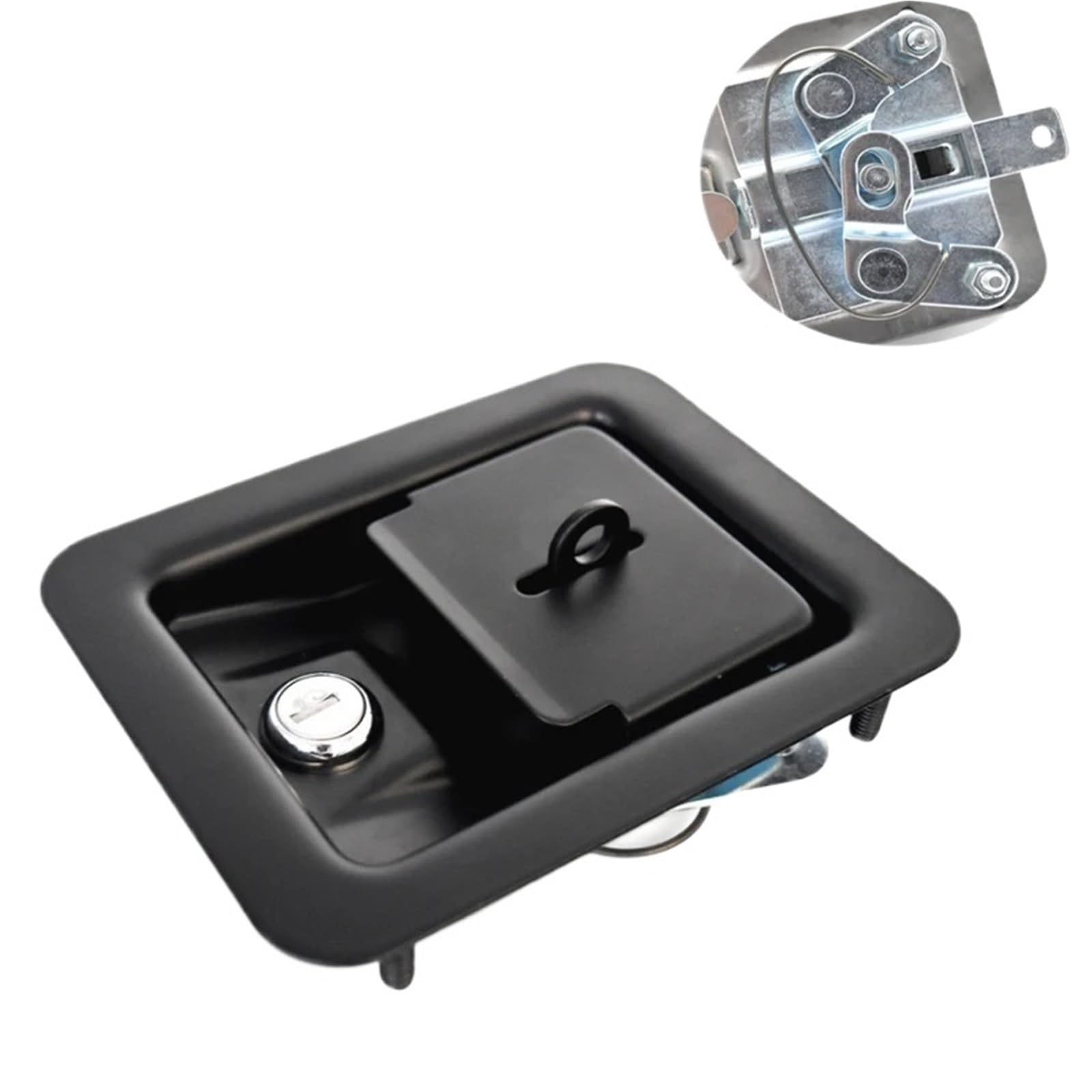 Serrure à clé carrée MS217 G pour sécuriser le coffre de votre pick-up lors des trajets