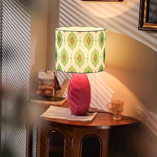 Miniatura 6 de Lamp for Desk Pink Ceramic Table Lamp Bedroom Study Bedside Lamp Retro Atmosphere Lamp Desk Lamps for Home Office