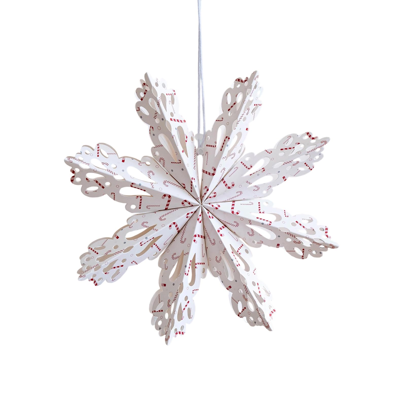 KAQNTUD Christmas Tree Decoration Snowflakes Decorations Waterproof Paper Craft for Christmas Party Interior Decoration Durable Paper Snowflakes Ornament
