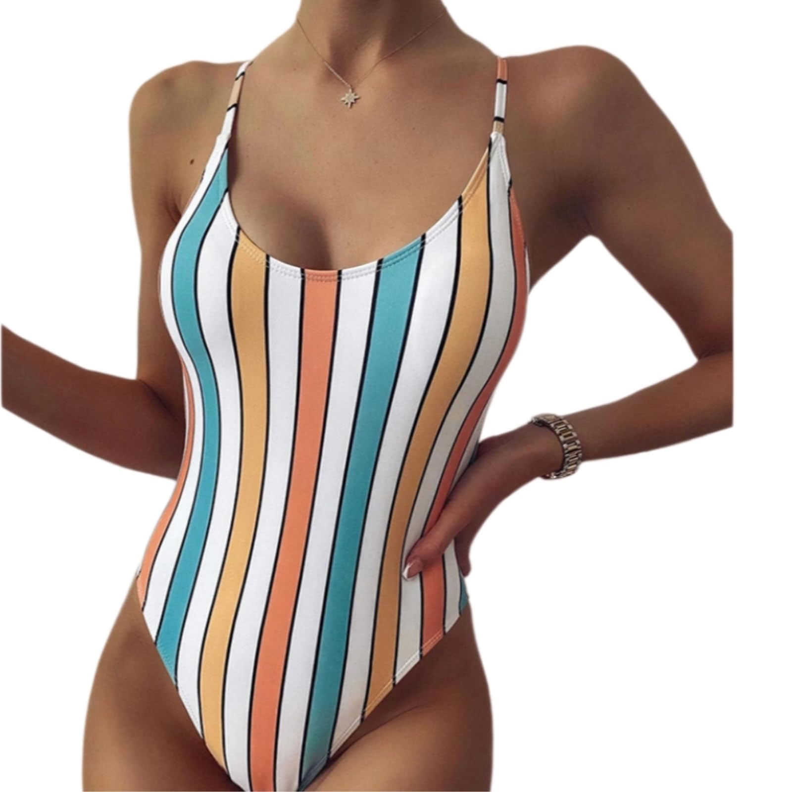 Bañadores mujer null-e-l traje de baño cómodo con reductor de abdomen y tirantes ajustables