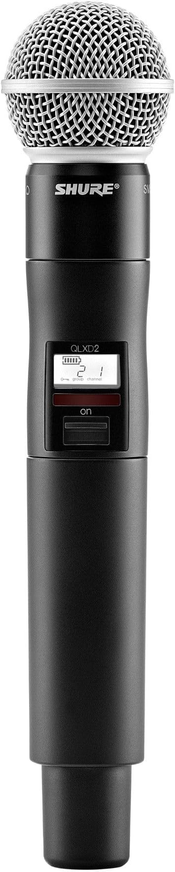 Shure QLXD2/SM58 Handheld Wireless Transmitter with SM58 Microphone, G50 QLXD2/SM58=-H50