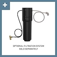 Vista 3 de Moen Brushed Gold Sip Traditional Cold Water Kitchen Beverage Faucet with Optional Filtration System, S5510BG