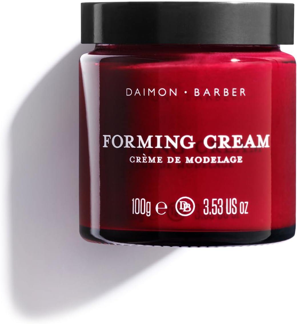 Argan Oil Forming Cream, Hair Styling Cream for Men, Matte Finish and Medium Hold for Natural and Textures Hairstyles, Nourishes the Hair and Scalp, Oudh Scent 100g