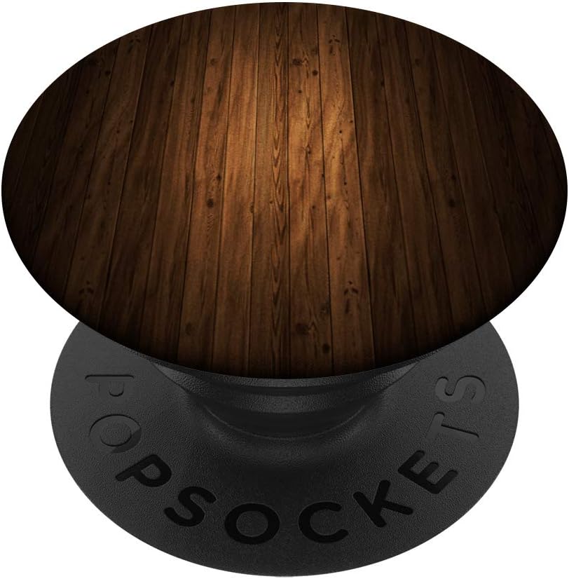 Wood Grain Pop Socket PopSockets PopGrip Swappable Grip