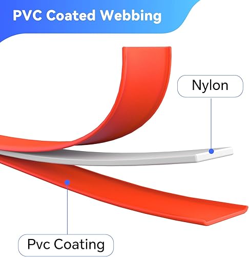 Miniatura 6 de Correa larga impermeable para entrenamiento de perros de 16/30/50 pies, correa larga resistente para perros grandes, medianos y pequeños, al aire