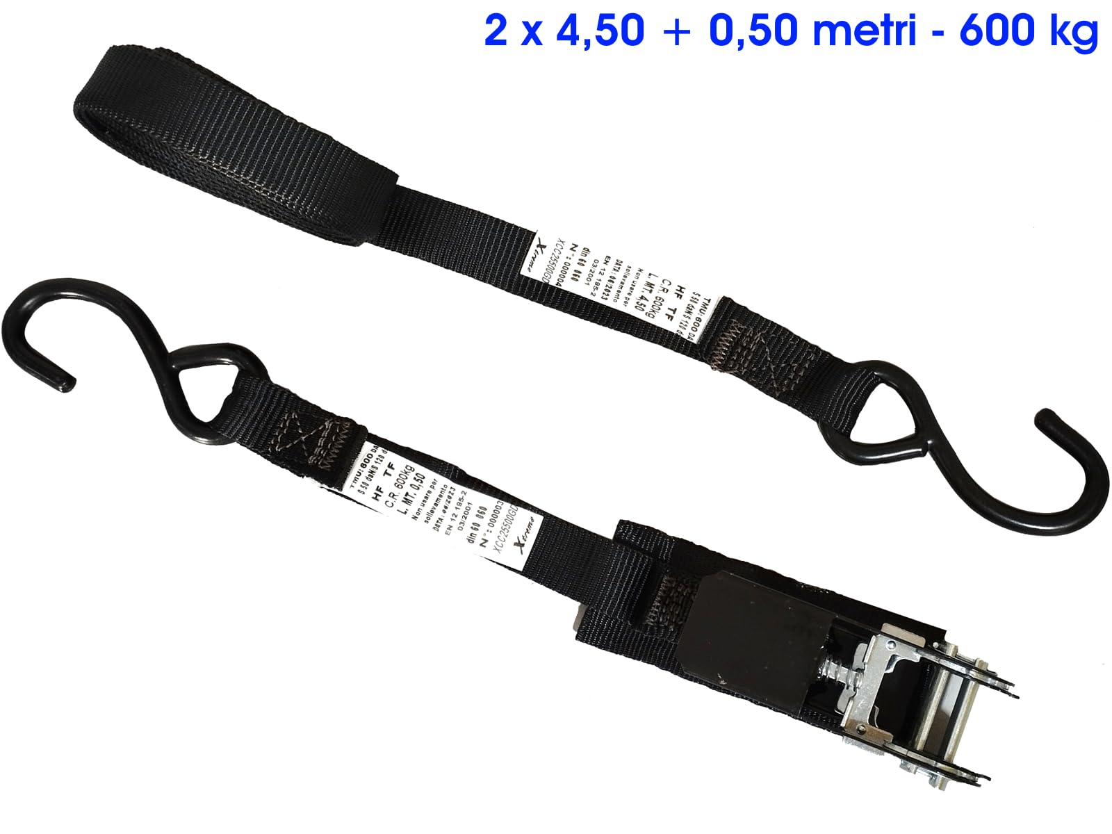 Cargo Straps, cinghie di fissaggio bagagli - Kit 1