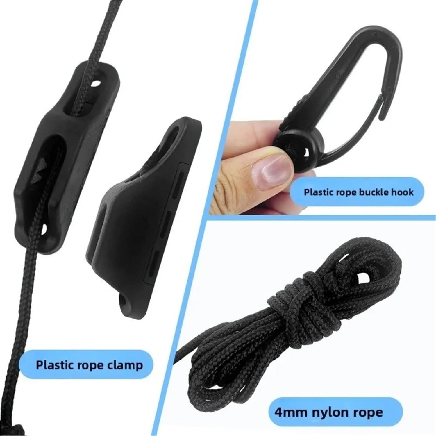 Fishing Downrigger Weight Snubber Versatile Kit Downrigger Weight Retriever with Snap Easy Install Fishing Rig Tool Fairlead Cleat Boat