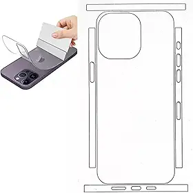 Película Verso C/Lateral Gel Para Linha Iphone 17 16 15 14 / Pro/Pro Max/Plus/Air (IPHONE 17 PRO MAX)