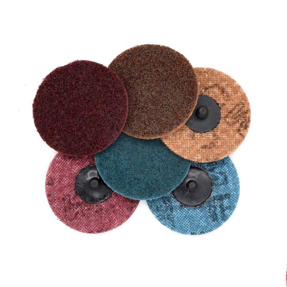 Disque de conditionnement de surface en nylon 3 pouces pour ponçage de métal par lot de 12
