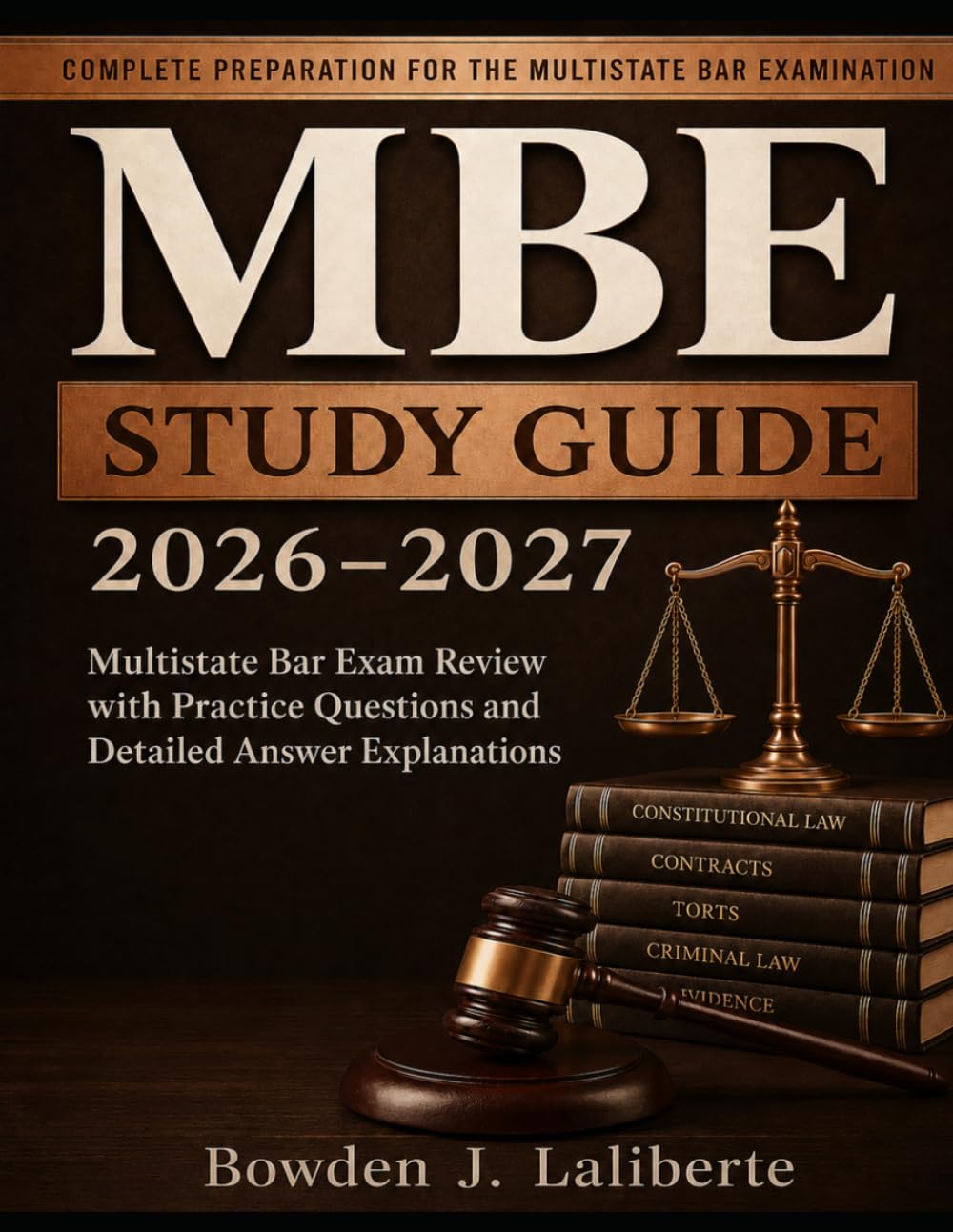 MBE Study Guide 2026–2027: Multistate Bar Exam Review with Practice Questions and Detailed Answer Explanations