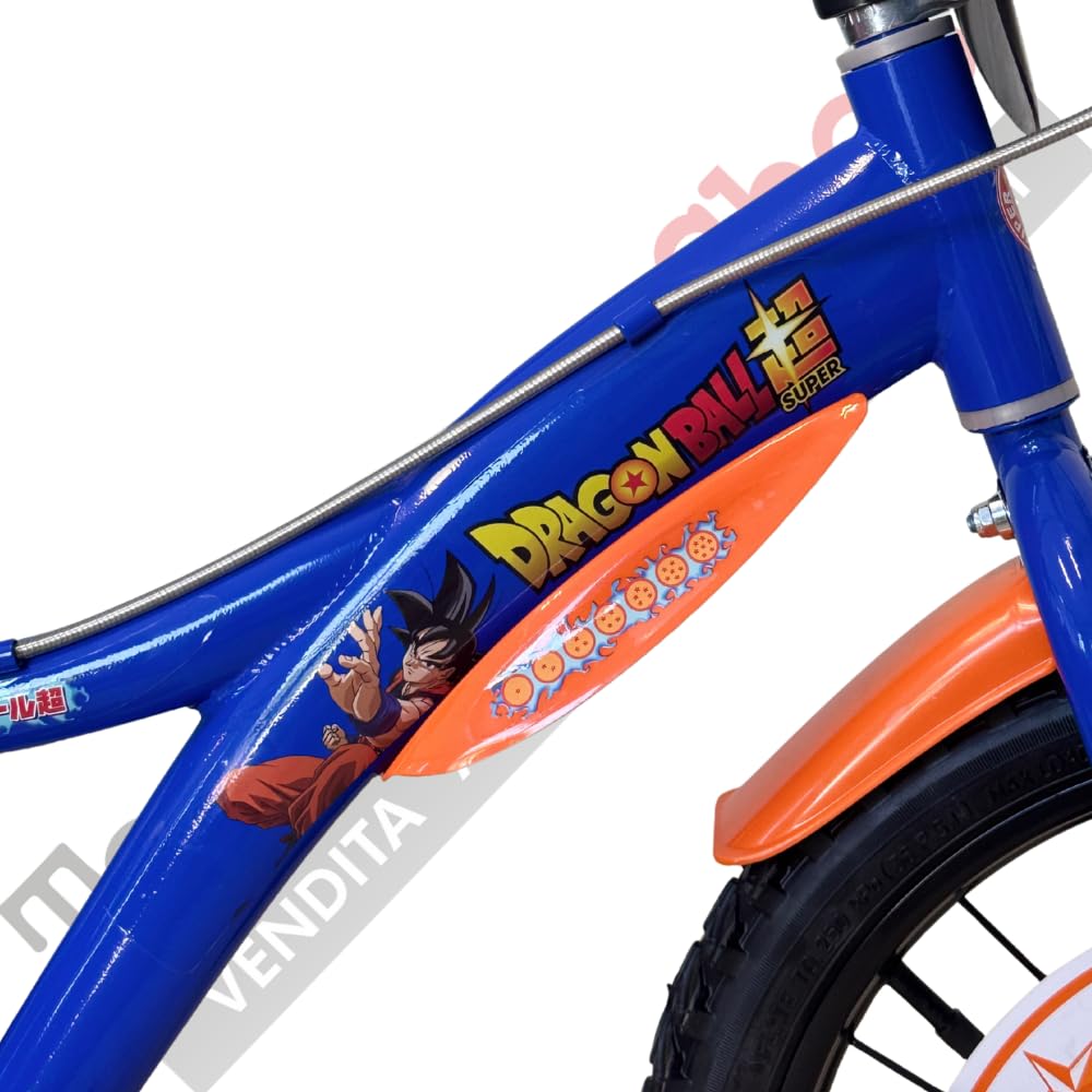 Bici per Bambino Bicicletta Dino Bikes Dragon Ball Taglia 12" - 14" - 16"