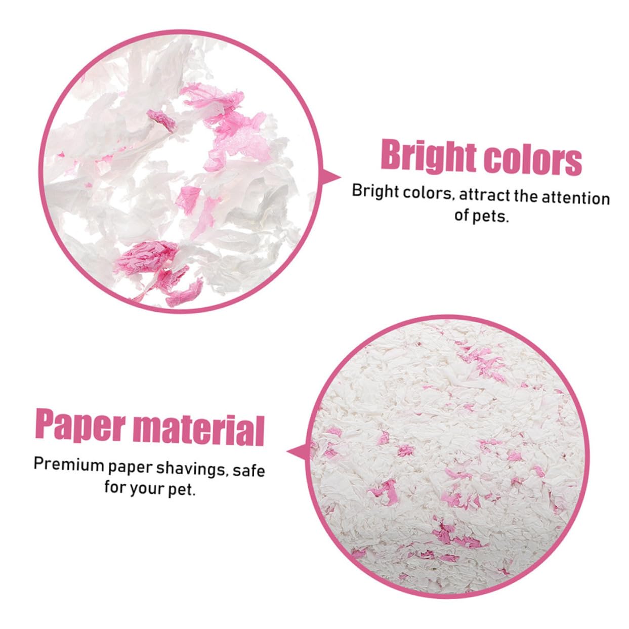 HANABASS 2stücke Beutel Niedrigstaub Papierstreu Für Kleintiere Pro Packung Absorbierende Und Geruchsneutrale Einstreu Für Hamster Meerschweinchen Und Andere Kleine Haustiere