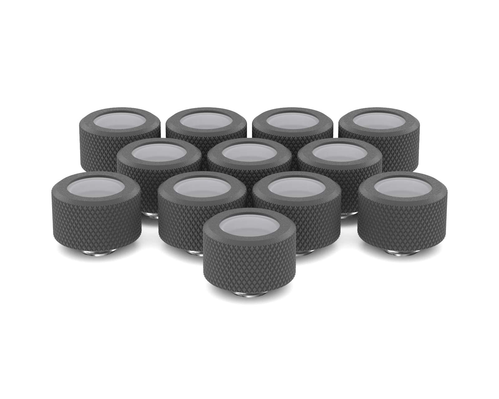 Tubo rígido PrimoChill SX de 16 mm en acabado premium TX matte gun metal para modding