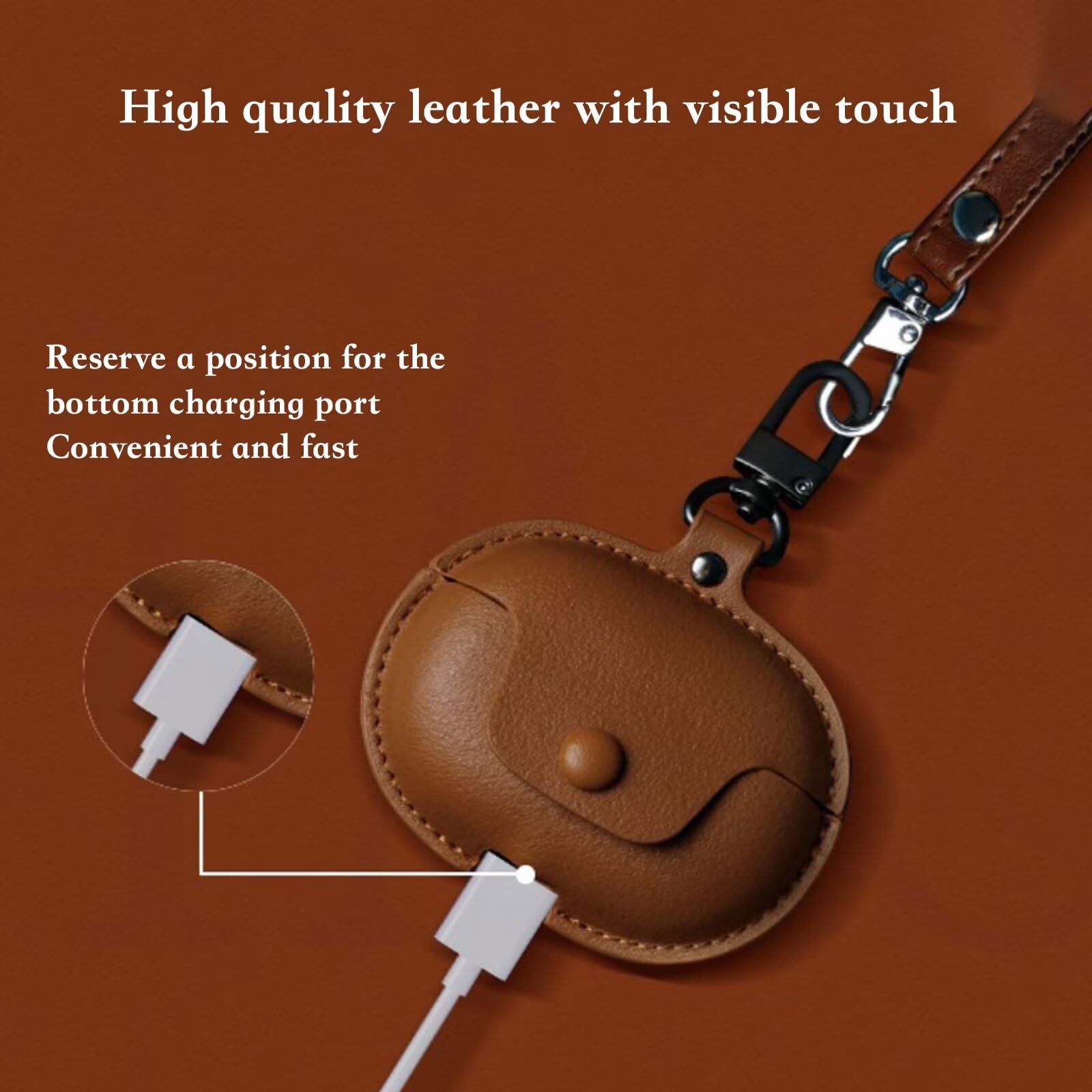Amazon.com: for Bose Ultra Open Earbuds Case, Leather Shockproof