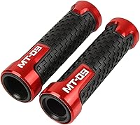 Vista 16 de Para Yamaha MT09 MT09 MT-09 2013 2014 2015 2016 2017-2019 2020 2021 0.866 in Hand Grips Handlebar 7/8" Handle Bar FJ-09 Tracer (Color : 12)