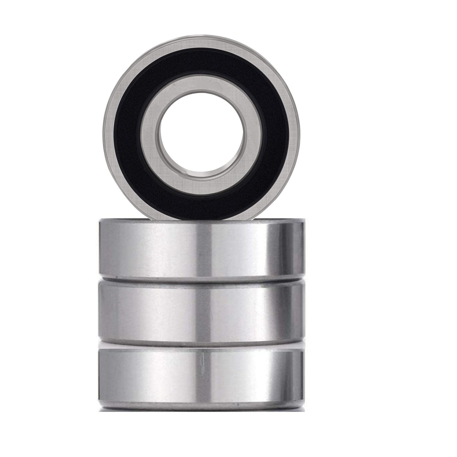 RENGYI 4 PCS 6203-5/8-2rs 6203-10-2RS ID 5/8" inx40mmx12mm Spindle Bearings, Double Rubber Seals