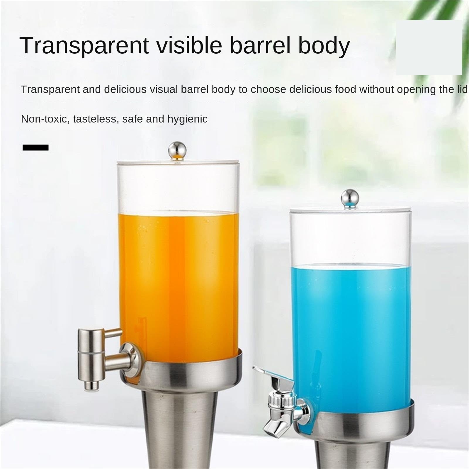Spillatore Birra da Casa Distributore di Vino da 3 Litri, Distributore di Bevande in Acciaio Inossidabile Dispenser Bevande