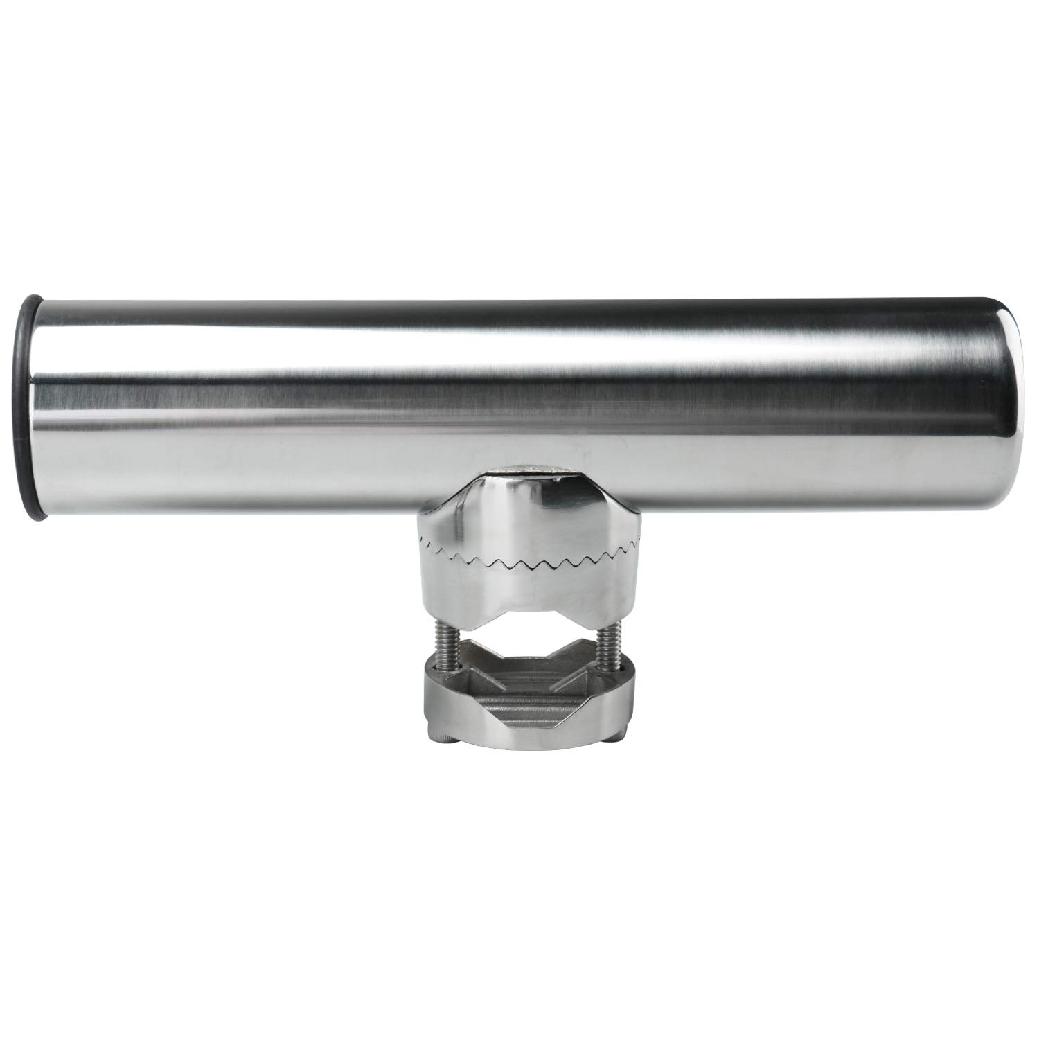 FreeTec Uchwyt na wędkę do montażu na szynie ze stali nierdzewnej na uchwyt na wędkę do szyn (2 szt. 1 cal do 1-1/10.2 cm)