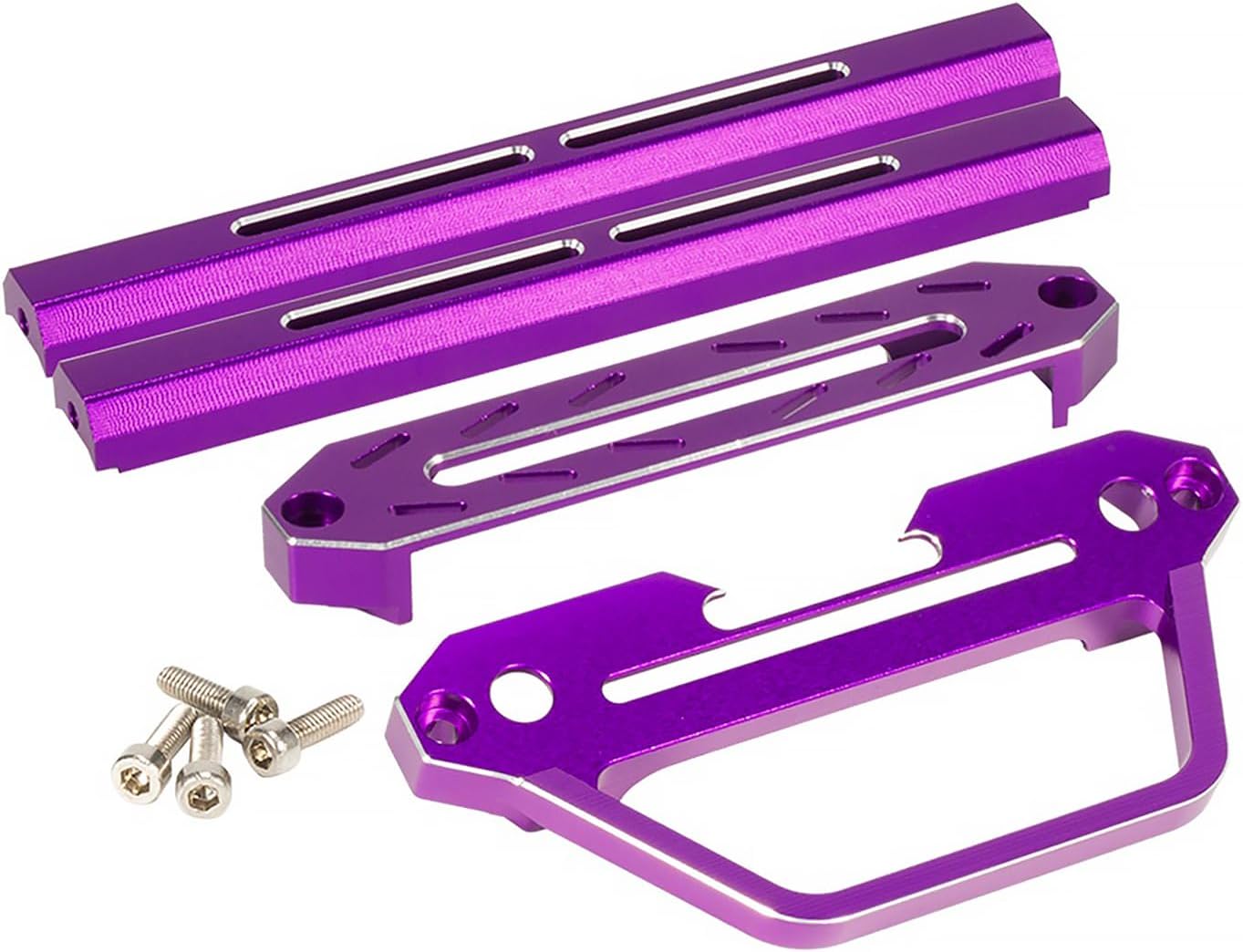 RC Car Remote Radio Controller Metal Bracket Holder Transmitter Protector Frame for Flysky Noble NB4 Accessories Shell Aluminum Support Replacement Upgrade Parts (Purple)…