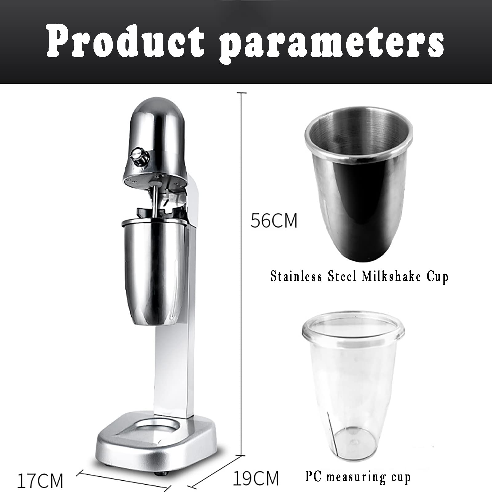 Elektryczna maszyna do mieszania koktajli mlecznych, 800 ml piankowy shaker do gorących i zimnych napojów, 2 prędkości, idealny do koktajli proteinowych, napojów gazowanych i koktajli
