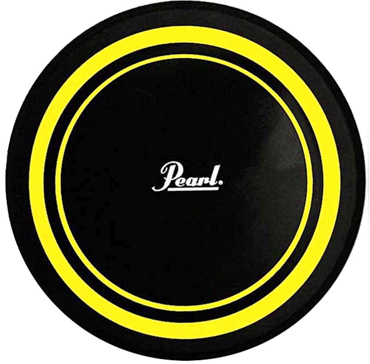 Pearl PDR-08P Practice Drum Pad Gelb/Schwarz Übungspad 8" + keepdrum DPS Stativ Übungspadständer