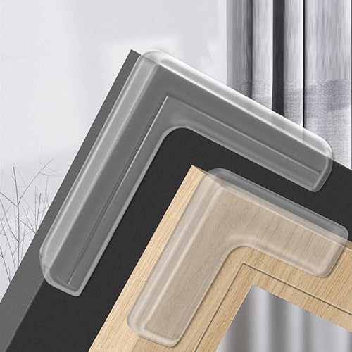 Miniatura 7 de Protectores de esquina de bebé de silicona suave, material de PVC transparente, protege a su bebé,