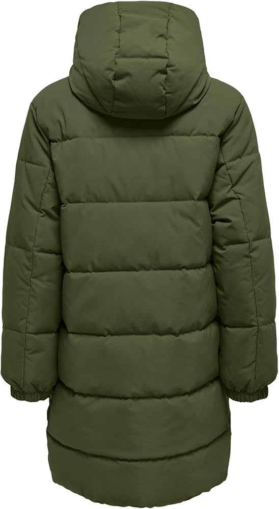 Jacqueline De Yong Jas Jdyflotte Long Padded Jacket Otw Yf 15330181 Shitake Dtm Jdy Lin Dames Maat L