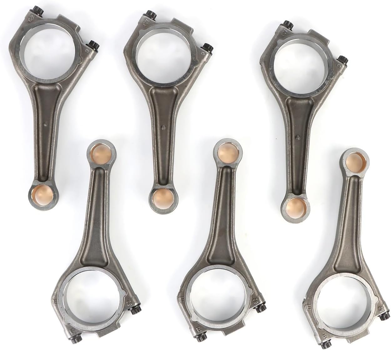 6 PCS Engine Connecting Rods Kit Compatible for Jaguar Land Rover Range Rover 3.0L AJ126 V6 Car Engine Replacement Part Con Rod Accessories
