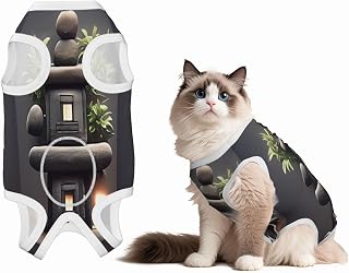 ﻿Stone hut Recovery Suit for Dogs Cats After Surgery, Soft Cotton Post-Surgery Suit for Male and Female Pet