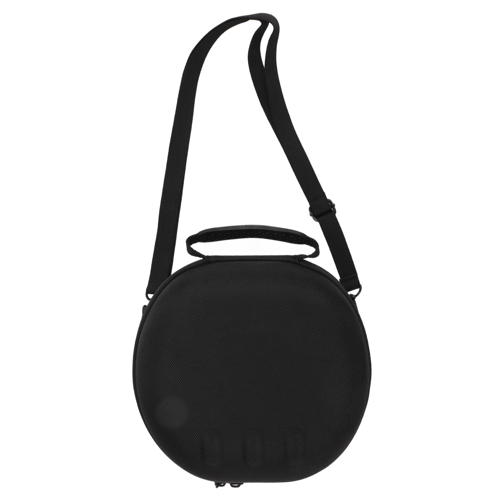Custodia per Occhiali VR con Tracolla Doppia Cerniera - Guscio Rigido Antiurto di Grande capacità, Resistente Alla Pressione, per Proteggere gli Occhiali VR Meta 3, (BLACK)