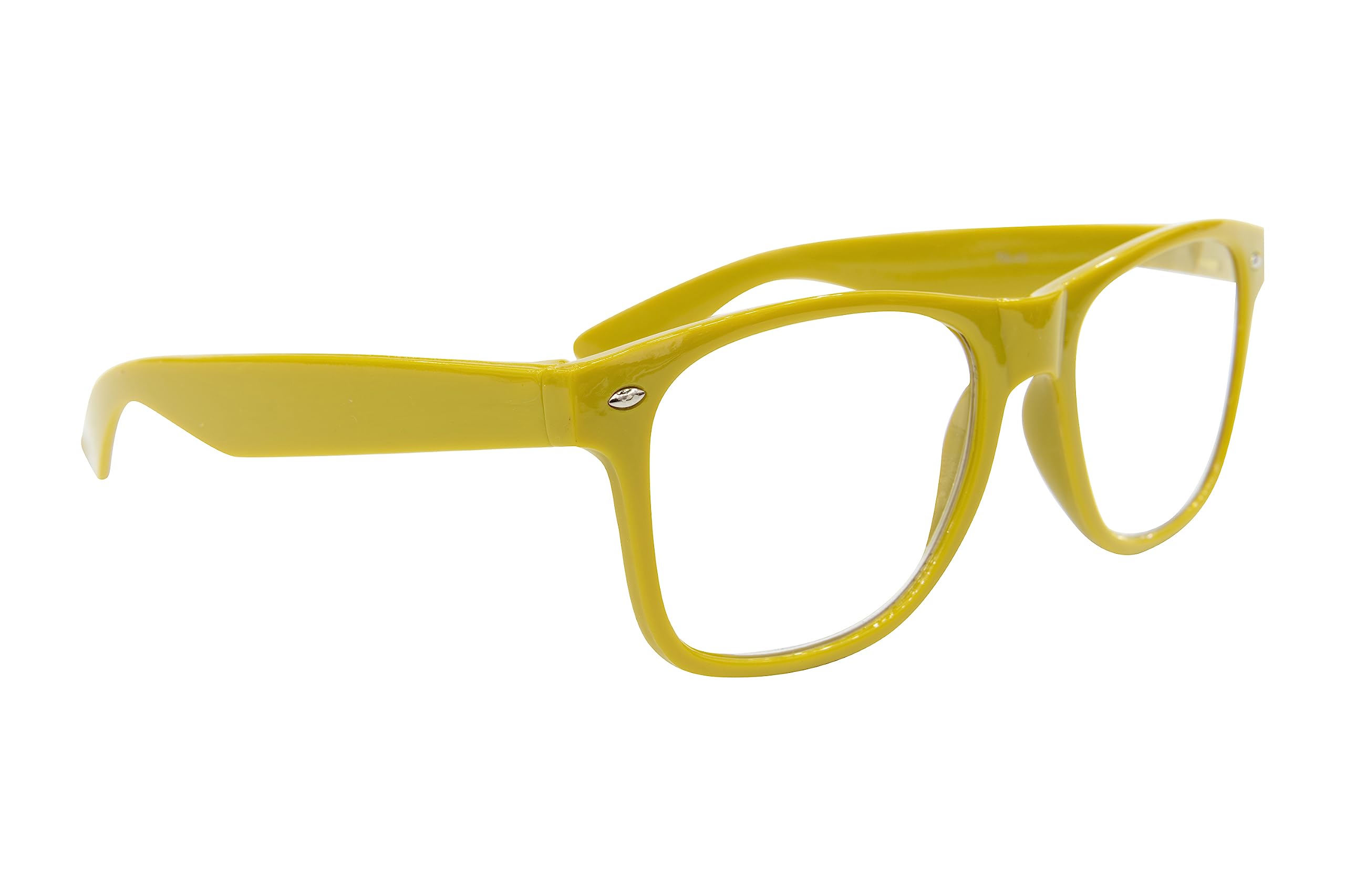 Fads & Fashions Unisex Buddha Gold Classic Retro Oversized Style Mens Womans Geek Nerd Reading Glasses With 35 Colours Tn49 (, 2.00, Multiplier_x)