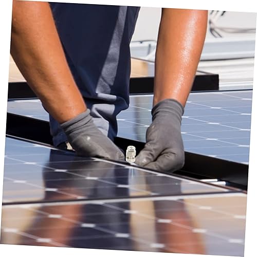 Miniatura 3 de GANAZONO 4 unids protección conexión a tierra cable de tierra panel solar montaje en tierra panel solar clip fotovoltaico