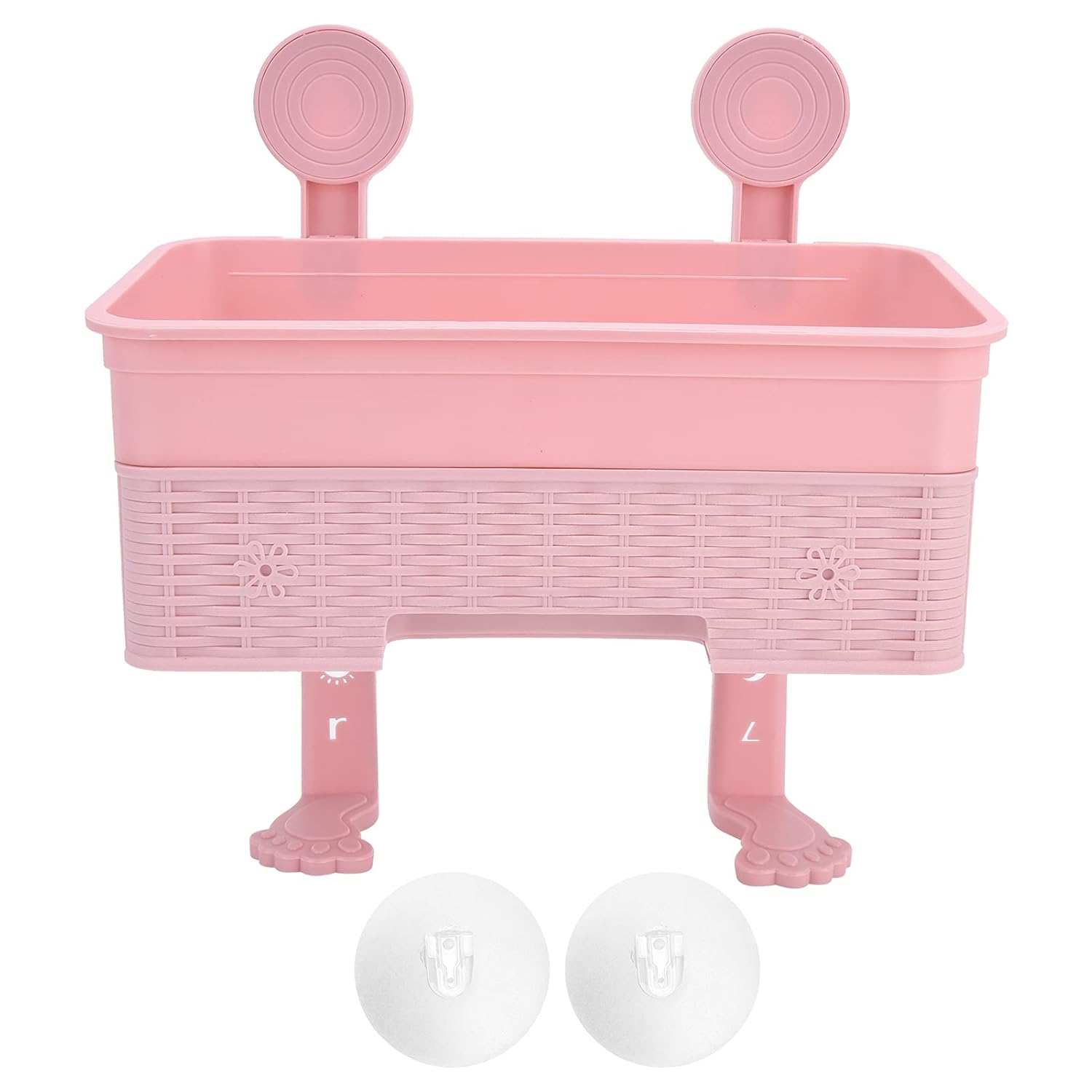 Sunicon Double Layer Bathroom Shelf Toilet Tissue Box Punch FREEs Wall Mounted Kitchen Bathroom Storage Rack Shower Caddy