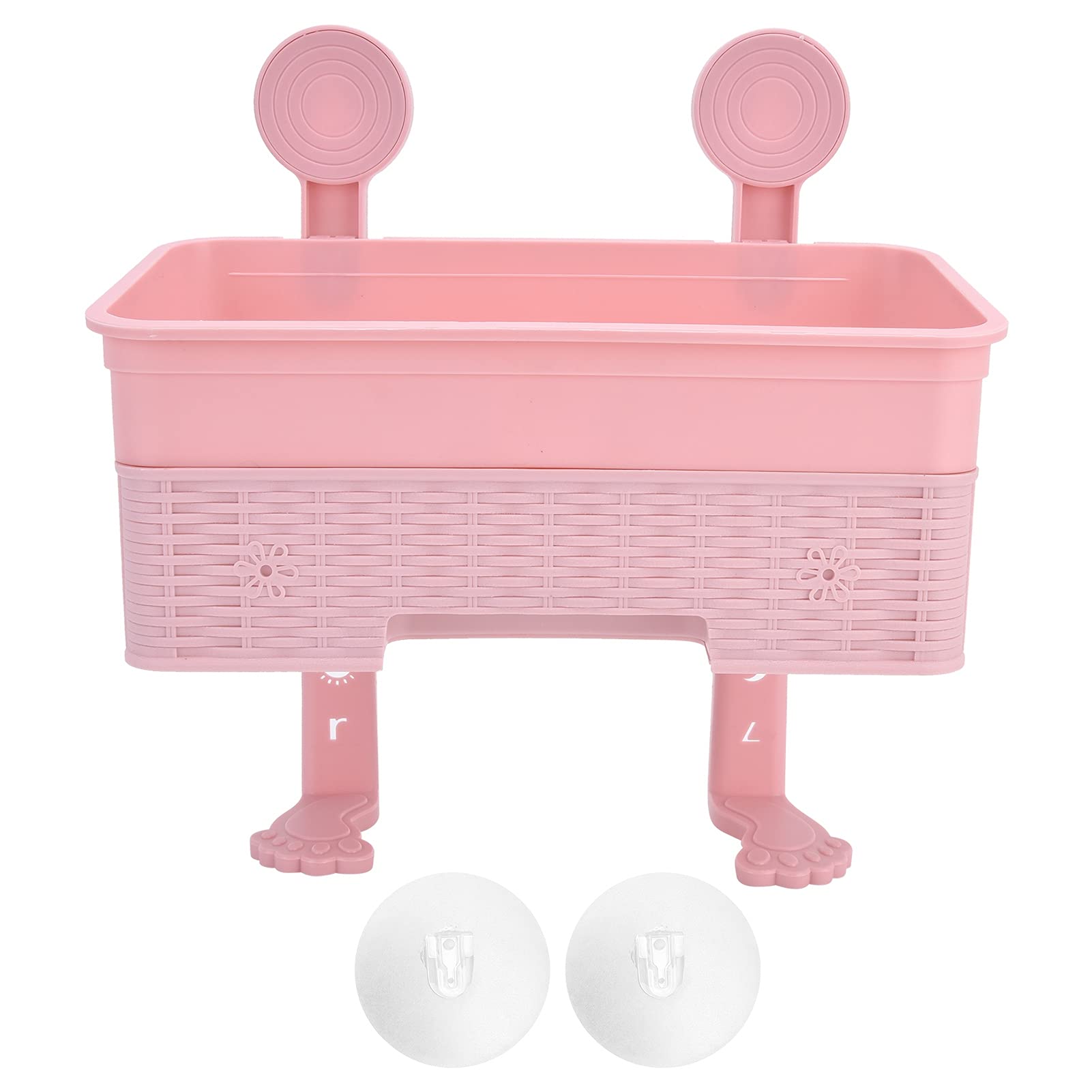 Sunicon Double Layer Bathroom Shelf Toilet Tissue Box Punch FREEs Wall Mounted Kitchen Bathroom Storage Rack Shower Caddy