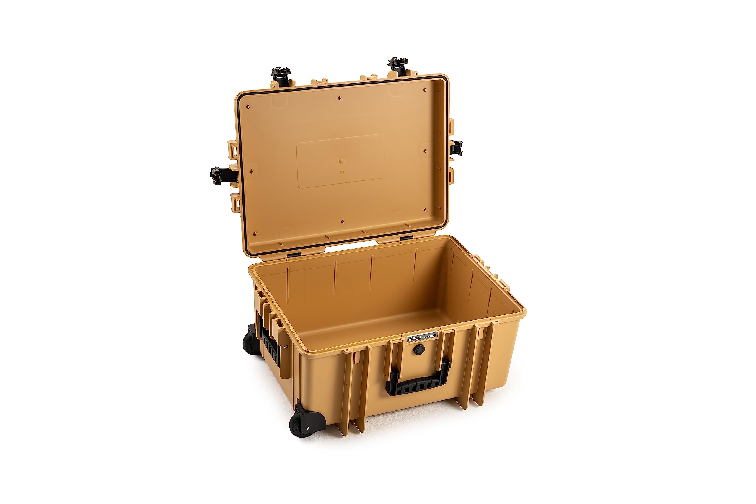 B&W International Walizka wielofunkcyjna Outdoor 6800 (PP.709) Desert Tan – pusta walizka – wodoszczelna (IP67), pyłoszczelna, odporna na uderzenia, bardzo wytrzymała