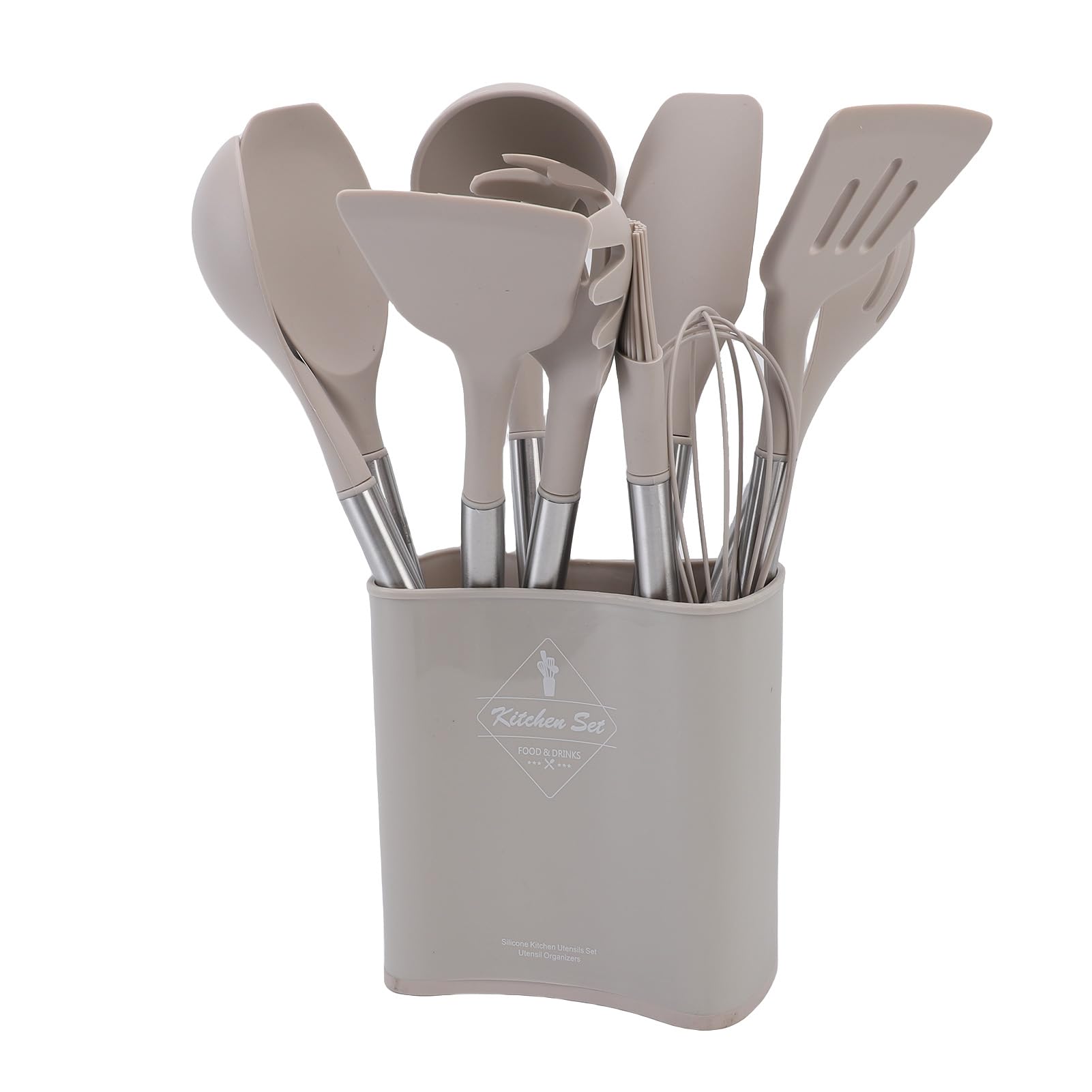 CHICIRIS Set di Utensili da con Silicone Resistente Al Calore