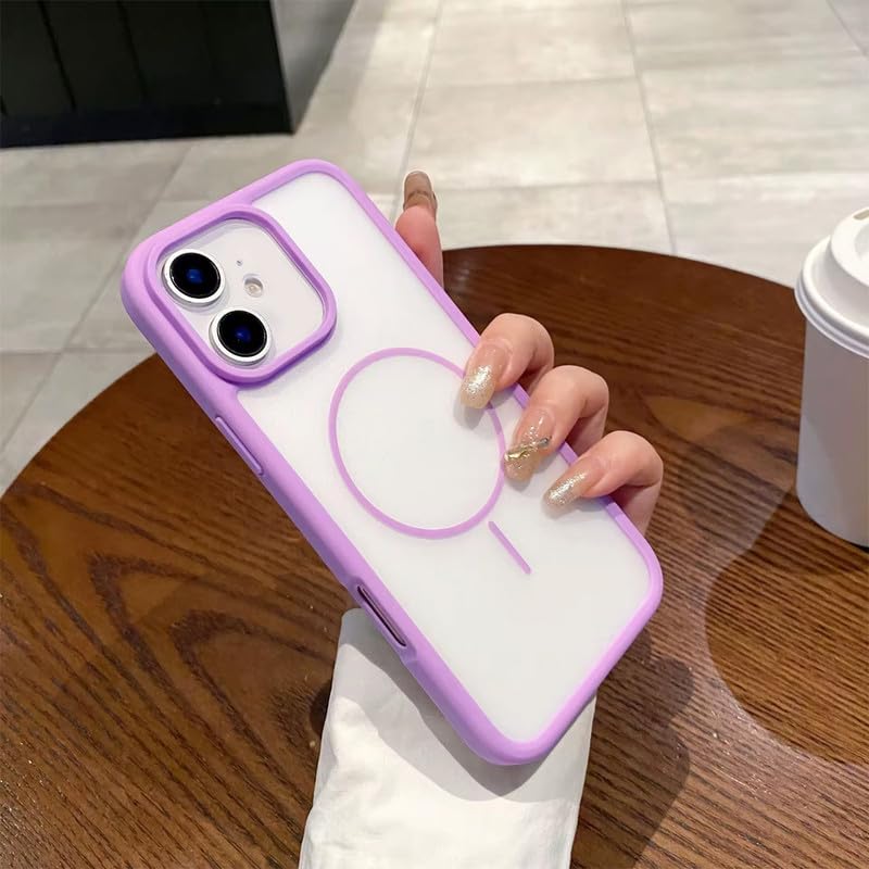 Image of ZR018 for iPhone 11 Back Case Cover | Soft Matte | Slim Fit | Camera Protection | Shockproof TPU Case - Purple