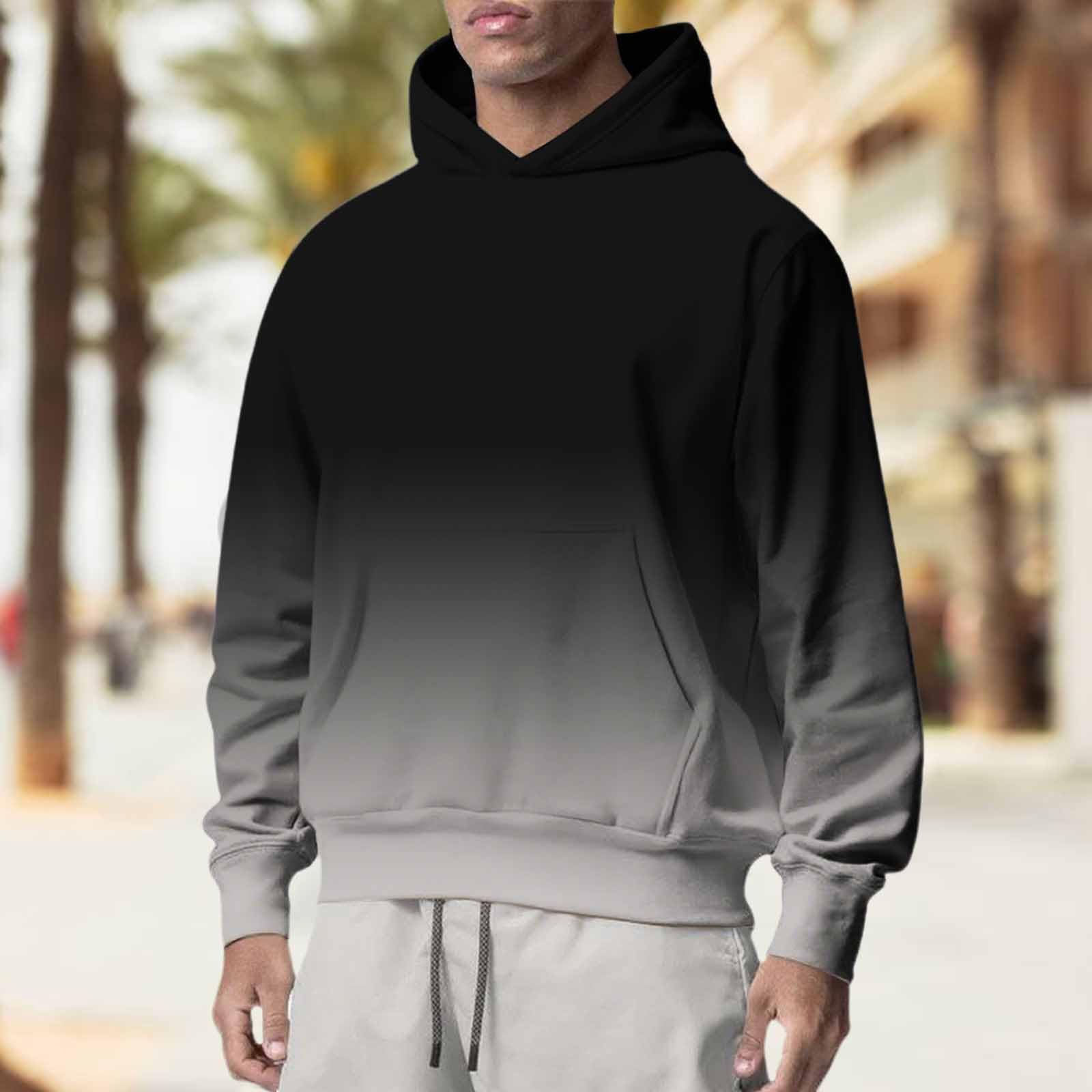Ropa Protección Solar Sudadera De Manga Larga Otoño para Hombre, Exteriores, Camisa Lana Hombre (Black, XXL) Gym Jersey Corta Verano Mangas El Sol Playa Artículos Pesca Chaquetas