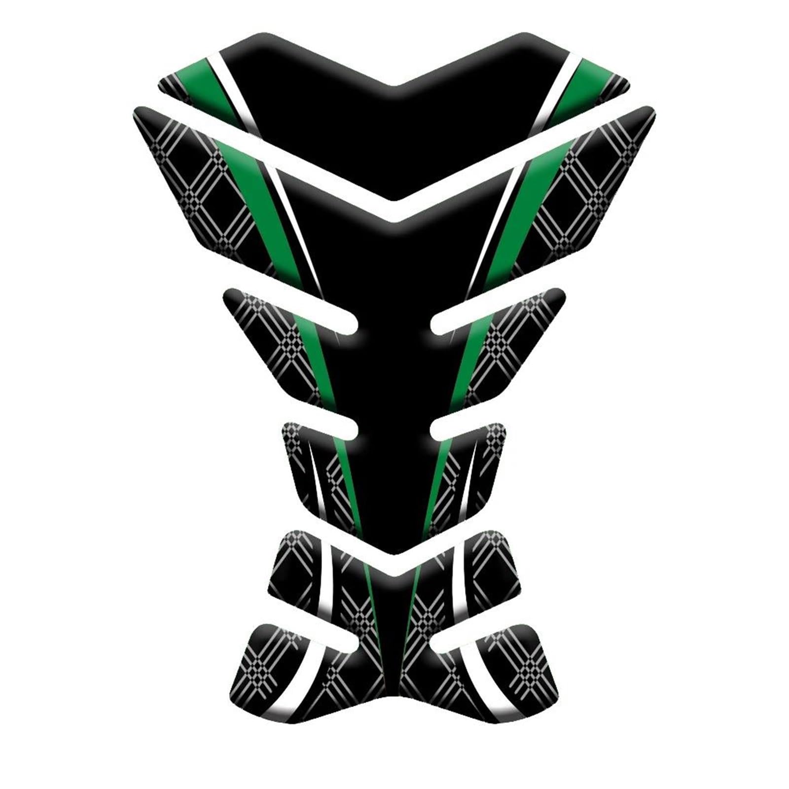 Tank Pad Protector Stickers for CBR 1000 RR 1000RR CBR1000RR HRC Fairing Fender Decals Gas Fuel Oil Kit(9 Green)