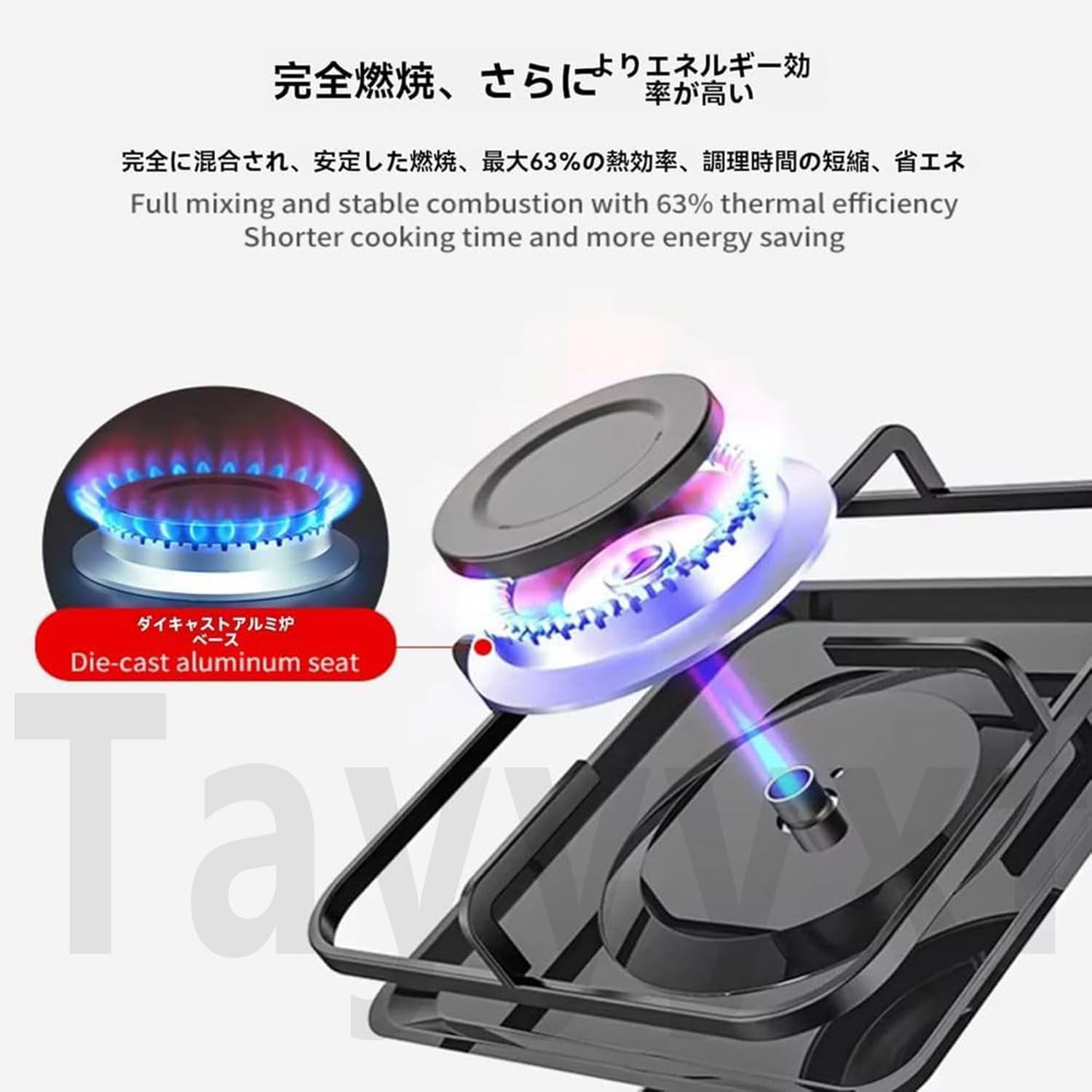 Amazon.co.jp: ガスコンロ業務用/家庭用 プロパンガスLP・LPG 省エネ