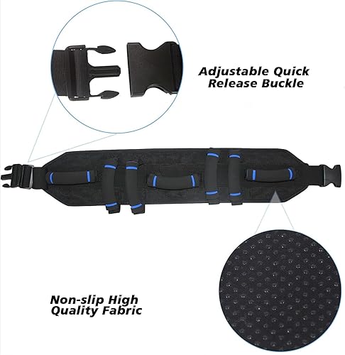 Miniatura 4 de Cinturones de marcha para personas mayores, Cinturón de marcha con asas, cinturones de puerta médicos para ancianos, Cinturón de transferencia para