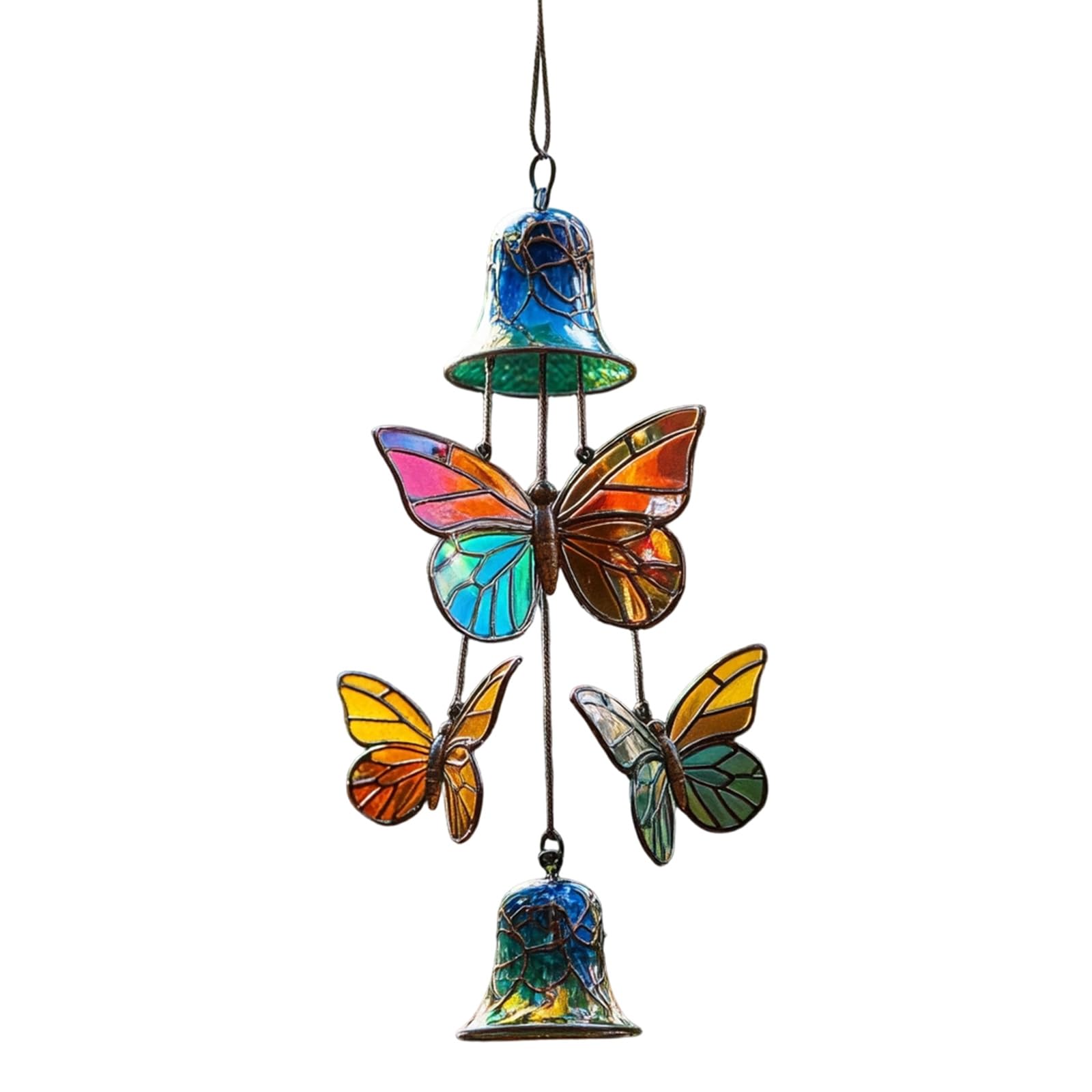 Carotoe A Gift Butterfly Wind Chimes Features Elegant Design Nd Pleasant Sound For Birthdays Holidays Nd Home Decoration Butterfly Ornament