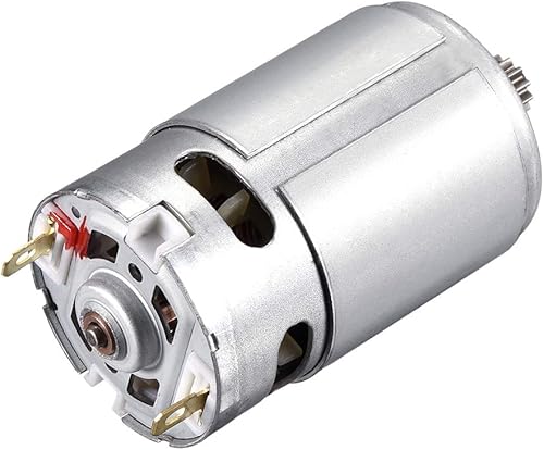Miniatura 3 de uxcell DC 12V 22000RPM Motor de engranaje eléctrico 12 dientes para varios destornilladores inalámbricos