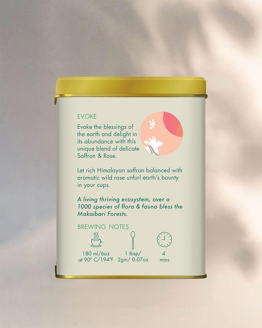 Makaibari Festive Pack Trio Assortment: Awaken + Evoke + Revere|New Years Gift Box|Christmas Gift Hamper|Usda Certified Darjeeling Tea|Anti-Oxidants,Immunity Booster|Tin Caddy|100 Gram X 3,Green Tea - Image 7 thumbnail