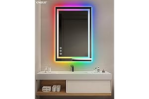 oneup 24x36" RGB LED Bathroom Mirror with Lights