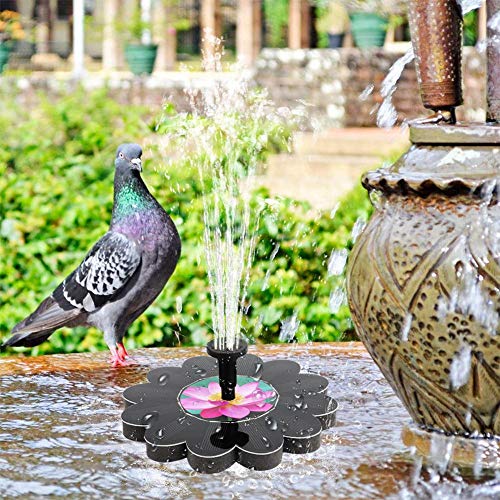 HERCHR 1.4W Solar Vijver Fonteinen, Vogelbad Waterfonteinen Pomp voor Buitenshuis Tuin Landschap Decoratie - Image 4
