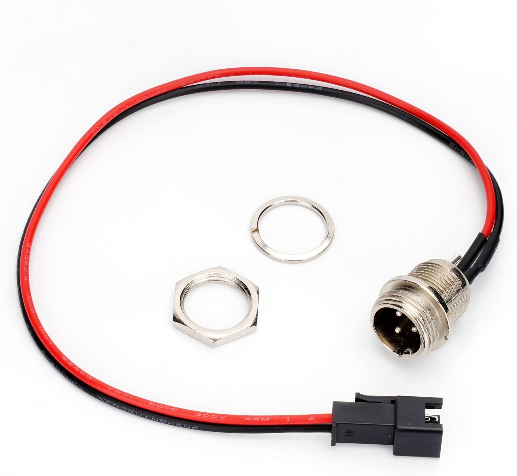 Charging Port w/Cable for Electric Smart Self-Balancing Scooter (2-Wire Version)